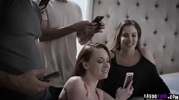 Shy college teen Jaye Summers went to a party and caught by her friends and got fucked while her friends are watching and recording them.