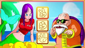 【エロアニメ】じゃんけんバトルに勝ったエロ仙人がブルマのおま○こベロ舐め！人気の女ヒロインたちが総登場でアヘ顔連発！