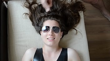 Aviator girl hairjob 1