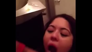 Guy fucks girl mouth good