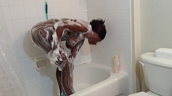 watch me lather up in the shower exotic wet and messy fetish