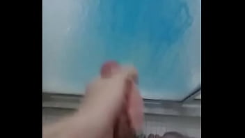 Cum on shower door