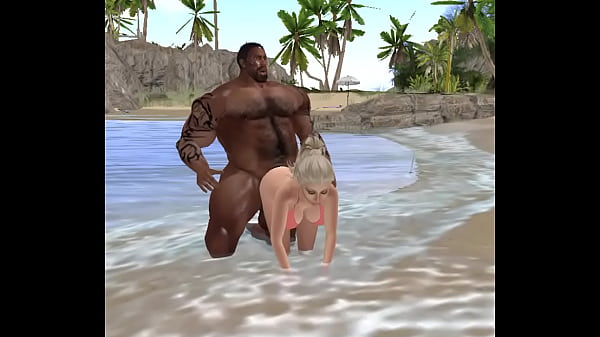 lucky beach bimbo gets worked out by big duane brown’s bbc