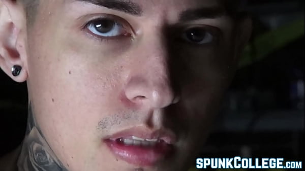 inked twink teasing while stroking cock passionately solo gay [ Duration: 06:00 ]