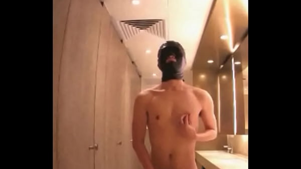 slave in hood masturbating at public toilet gay [ Duration: 01:14 ]