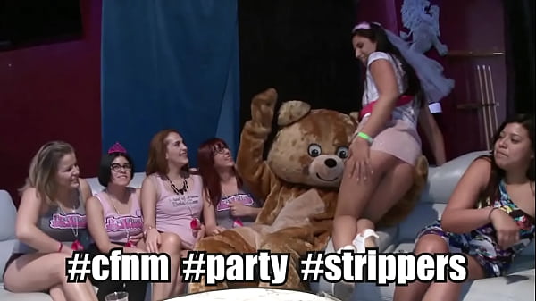 DANCING BEAR - All She Wanted For Her Bachelorette Party Was A Big Dick Male Ho, So We Gave Her Multiple