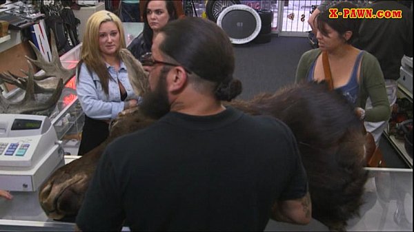 blonde fucked in the pawnshop while making out with lesbian blonde [ Duration: 06:11 ]