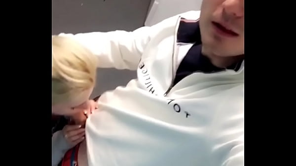 Fan sucks my cock in her basement