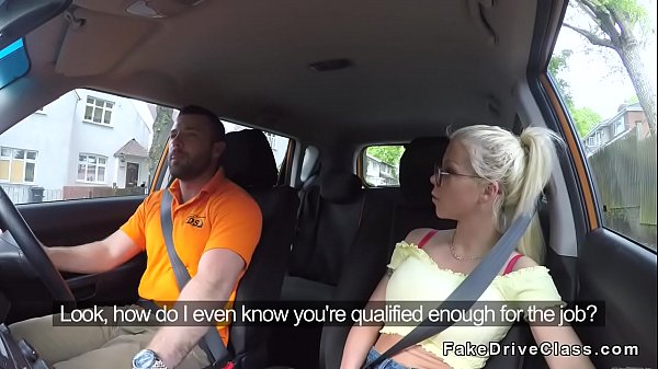 big cock guy fucks big tits driving student blowjob [ Duration: 06:20 ]