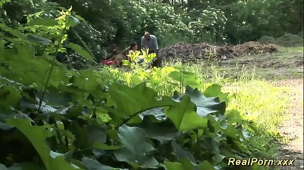 horny german couple fucking outdoor cumshot [ Duration: 12:40 ]