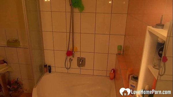 horny friends wife taking a shower blonde [ Duration: 08:12 ]