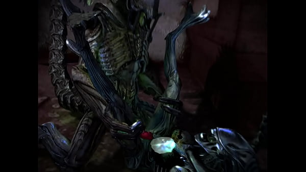 cartoon alien vs predator xxx -
