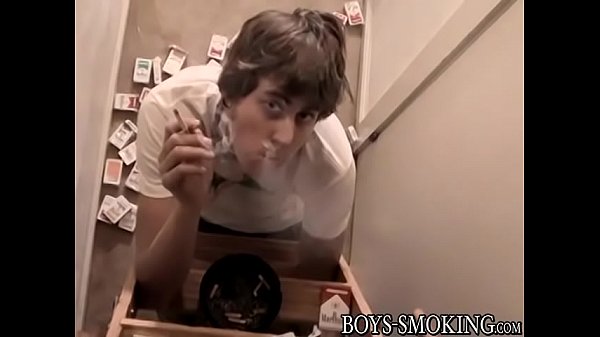 cigar smoking twink jerks off hairy cock and jizzes in tray gay [ Duration: 08:38 ]