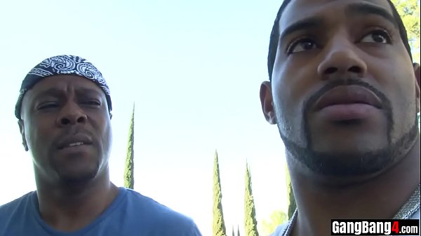 stunning busty white slut pleases three big black cocks anal [ Duration: 06:00 ]