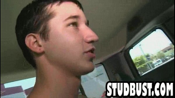 amateur stud gets ass fucked in a van by a big cock gay [ Duration: 07:07 ]