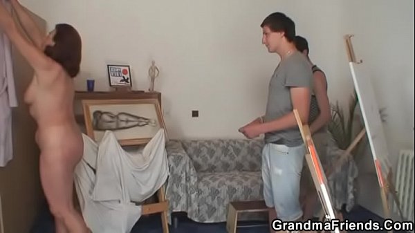 old granny swallows two cocks mature [ Duration: 06:09 ]