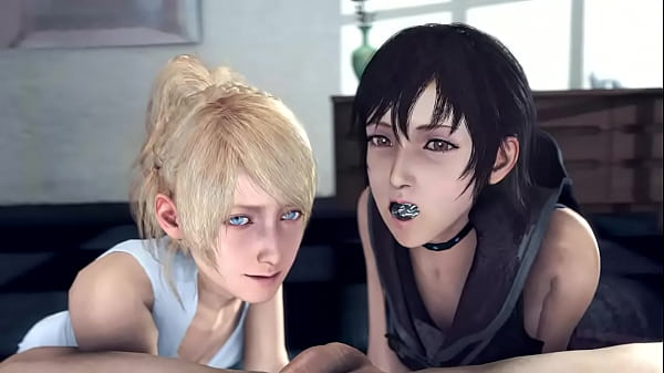 lunafreya and iris blowjob sex movie [ Duration: 00:40 ]