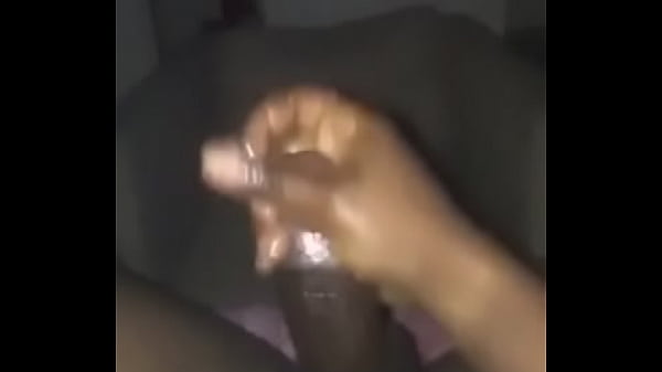 black guy jerks off cumshot [ Duration: 01:00 ]