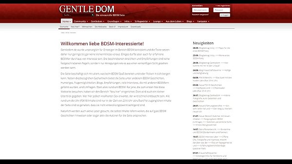 BDSM-Interview: Interview mit Gentledom.de – Die kostenlose & niveauvolle BDSM-Community