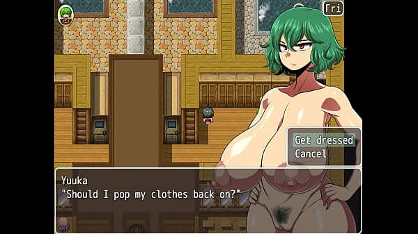 Yuka a dispersé l'éclat du yokai [Jeu PornPlay Hentai] Ep.6 Massage aux seins géants par le tailleur