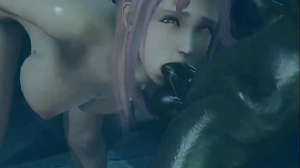 Cute young girl and bat monster - Hentai 3d 18